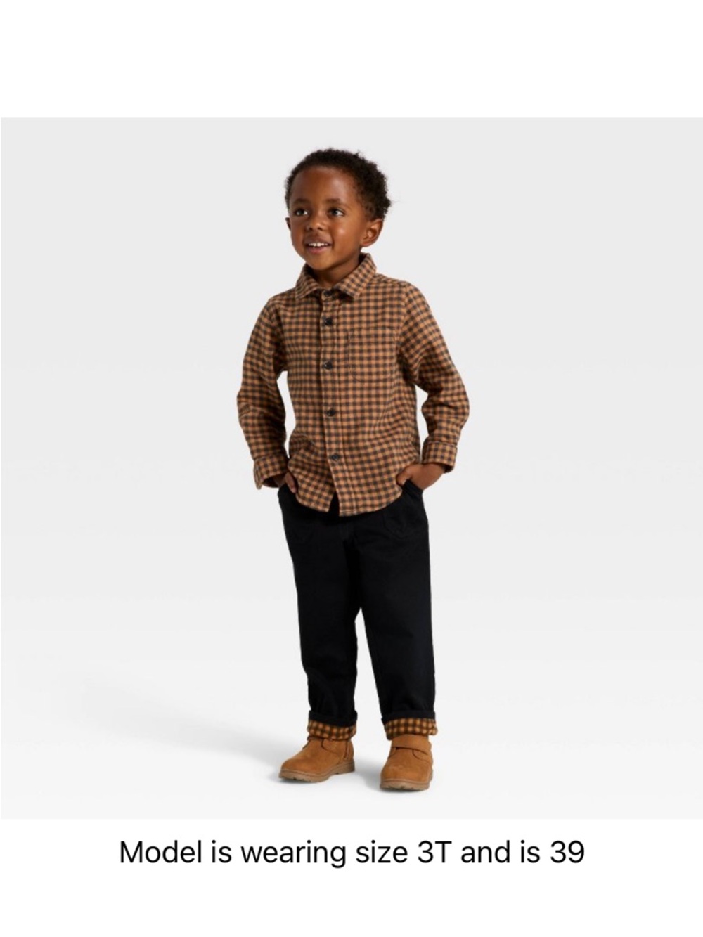 Fleece lined boys pants 3T